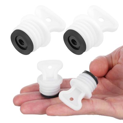 TIDTALEO Hot Water Bag Rubber Stopper 2pcs 18mm Leakproof Hot Water Bottle Caps Replacement Sealing Plugs for Relief Therapy and Cold Heat Packs