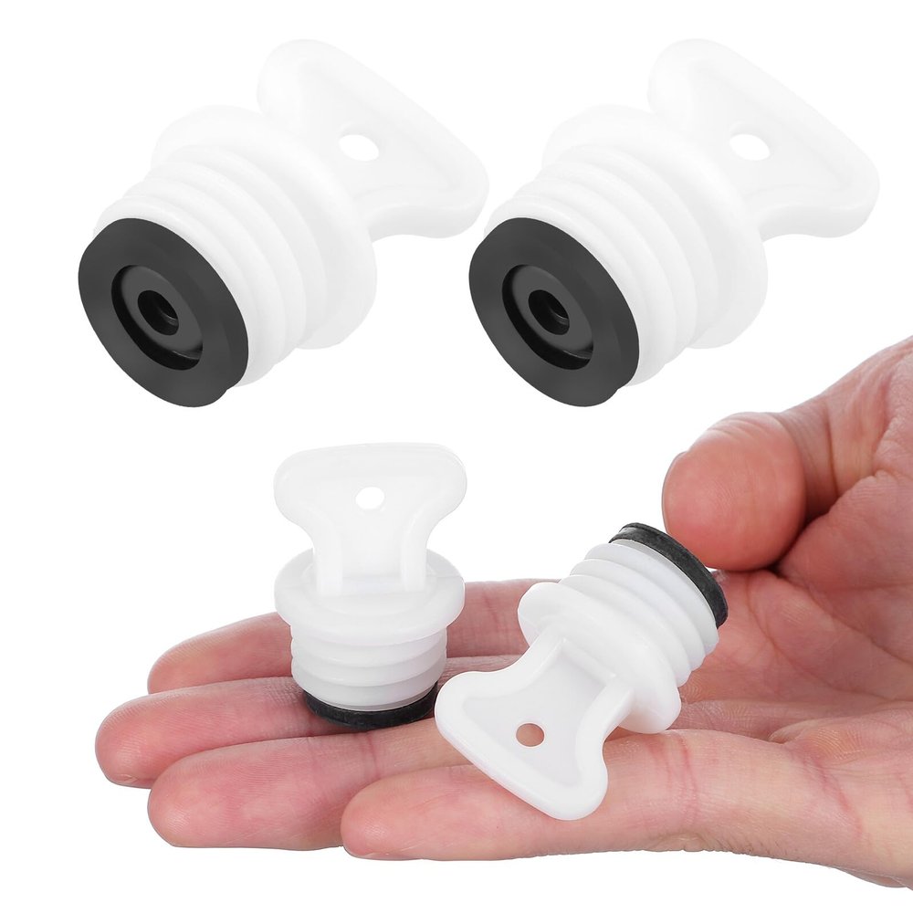 TIDTALEO Hot Water Bag Rubber Stopper 2pcs 18mm Leakproof Hot Water Bottle Caps Replacement Sealing Plugs for Relief Therapy and Cold Heat Packs