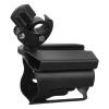 MALUGOGO Universal Wheelchair Cup Holder and Walker Cup Rack with 2-in-1 Phone Stand, Black Mobility Aid Accessory for Seniors, Outdoor Stroller and Electric Wheelchair Use view 1