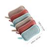 ibasenice 6pcs Thickened Linen Dish Cleaning Sponges Set Small Kitchen Scrub Sponges for Daily Use Reusable Cotton-Linen Blend Wok Blocks for Household Dishwashing Random Color view 2