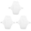 HOLIDYOYO Reusable Menstrual Pads 3pcs 18cm Thin Washable Cotton Sanitary Napkins with Lace for Women Feminine Care Everyday Use view 1
