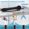 Douche Nozzle for Men - Douche Enemas for Men, Douche Head Attachment for Safe and Effective Anal Cleaning, 7 Spray Holes,Enema kit Backflow view 3