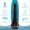 Douche Nozzle for Men - Douche Enemas for Men, Douche Head Attachment for Safe and Effective Anal Cleaning, 7 Spray Holes,Enema kit Backflow view 4