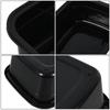Loiycg 18 Quart Black Rectangular Dishpan Tub, Plastic Wash Basin, 3 Packs view 3