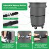 Yosoo Trash Can Tool Bag, 32 to 55 Gallon Bin Cleaner Bag with Multi Pockets for Janitorial Duty, Ideal for Housekeepers, Cleaners, and Janitorial Staff view 3