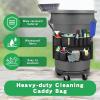 Yosoo Trash Can Tool Bag, 32 to 55 Gallon Bin Cleaner Bag with Multi Pockets for Janitorial Duty, Ideal for Housekeepers, Cleaners, and Janitorial Staff view 4