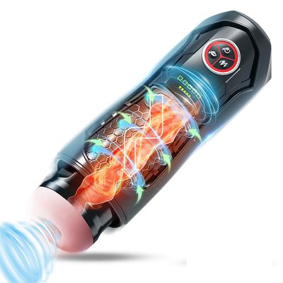 Male Masterburbatar Tight Sleeve Hands Free Suction Cup, Portable Soft Silica Gel Male Masterburtors Manual Masterebastorfor Men 3D Pocket Puzzy Realistic Underwear PW05 (Large)