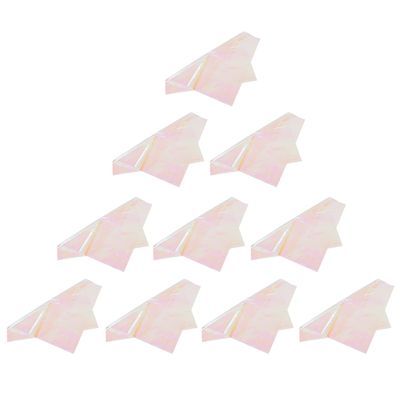 OSOLADY 10 Sheets Waterproof Iridescent Cellophane Wrapping Paper, Colorful Flower Packaging Film for Bouquets, DIY Floral Wrap Supplies for Crafting and Bouquet Decoration