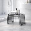 Acrylic Shower Stool, Clear Shower Bench, Bathroom Stool for Shaving Legs view 2