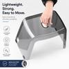 Acrylic Shower Stool, Clear Shower Bench, Bathroom Stool for Shaving Legs view 4