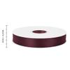 Simplegoal Burgundy Double Faced Satin Ribbon 1 Inch x 60 Yards Continuous Roll for Gift Wrapping Crafts Bouquet Wedding Decoration view 2