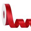 Simplegoal Red Double Faced Satin Ribbon 7/8 Inch x 30 Yards Continuous Roll for Gift Wrapping Crafts Bouquet Wedding Decoration view 1