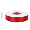 Simplegoal Red Double Faced Satin Ribbon 7/8 Inch x 30 Yards Continuous Roll for Gift Wrapping Crafts Bouquet Wedding Decoration view 2