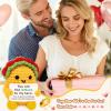 Jettryran Fathers Day Birthday Gifts from Daughter Wife Romantic Wedding Engagement Gift for Couples Her Him for Women Men Girfriend Boyfriend Handmade Crochet Taco Valentines Card Gift ldea view 3