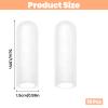 10 Pcs Silicone Finger Protectors, Gel Finger Cots Sleeves Reusable Soft Elastic Fingers Covers Thumb Guard Fingers Bandages for Pain Relief, Thumb Cover and Fingertip Protection (White) view 2