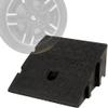 High 7.5" Driveway Curb Ramp, Non-Slip Portable Plastic Threshold Slope for Easy Access, Lightweight Steps Pad (Black, 25x27x13cm) view 1