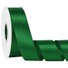 Simplegoal Forest Green Double Faced Satin Ribbon 1-1/2 Inch x 60 Yards Continuous Roll for Gift Wrapping Crafts Bouquet Wedding Decoration view 1