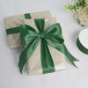 Simplegoal Forest Green Double Faced Satin Ribbon 1-1/2 Inch x 60 Yards Continuous Roll for Gift Wrapping Crafts Bouquet Wedding Decoration view 4
