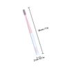 Vaguelly Soft Bristle Toothbrush Set 8pcs, Compact Head Portable Oral Care Tooth Cleaning Tool for Adults, Travel-Friendly Macaron Color Household Teeth Brush view 2