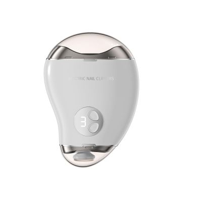 2-in-1 Electric Nail Clipper & Filer, Baby Nail Trimmer with LED Light 3-Speed Quiet (<45dB) Portable Nail Cutter for Seniors & Adults, Rechargeable via USB-C-C03