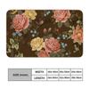 dcetiAAm Flannel Indoor Door Mat 16 24 Inch, Classic Floral No Slip Mudroom Rug Water Absorbing Entryway Decor Bathroom Rugs Non Slip Washable Bath Mats for Bathroom Non view 2