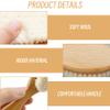 Baby Hair Brush Set for Newborns Mini Wood Baby Brush and Comb Set Soft & Gentle Newborn and Comb Shower GiftBaby Hair for Newborns view 3