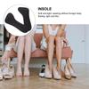 CLISPEED Anti-Skid Breathable Self-Adhesive High Heel Shoe Inserts, Wear-Resistant Length Foot Pads for Daily Use, Size 39-40 Black view 3