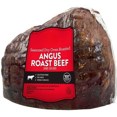 Angus Roast Beef is seasoned and dry oven roasted for even cooking and enhanced flavor, Seasoned with water, sodium lactate, salt, sodium phosphate and natural flavors [ 32 oz, 2 lb ]