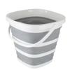 10L White/Grey Collapsible Square Bucket CB89898 view 1