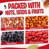 Tidbit Healthy Trail Mix with Roasted Peanuts, Almonds, Raisins & Dried Cranberries Mixed Nuts Snack Mix for Natural Energy, Vegan Gluten Free, 14 oz Resealable Bag view 4