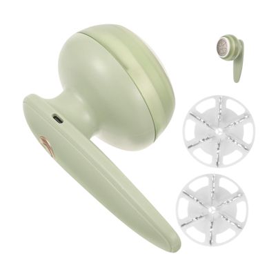 CATIEBYE Electric Lint Remover Clothes Fluff Remover USB Rechargeable Fabric Shaver with 2 Blades for Sweaters Carpet Pill Trimming Home Use