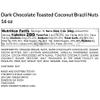 Dark Chocolate Toasted Coconut Brazil Nuts 1 LB Resealable Bag Handmade Small Batch Gourmet Nuts Rich Cocoa Coated, Crunchy Coconut Finish Made to Order Fresh view 2