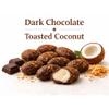 Dark Chocolate Toasted Coconut Brazil Nuts 1 LB Resealable Bag Handmade Small Batch Gourmet Nuts Rich Cocoa Coated, Crunchy Coconut Finish Made to Order Fresh view 3