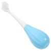HOMSFOU Extra Soft Toothbrush for Ages 2-5 Single Blue Manual Toothbrush with 10,000 Ultra-fine Bristles for Sensitive Gums and Initial Tooth Care view 1
