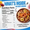 Tidbit Premium Trail Mix with Tropical Dried Papaya, Pineapple, Cranberries, Banana & Coconut Chips Healthy Trail Mix Fruit Snack Mix for Natural Energy, Vegan Gluten Free, 14 oz Resealable Bag view 2