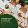Naturawave Essentials 100% Compostable Paper Plates, Heavy Duty Disposable Plates [125-Pack] 6 Inch Plates - Eco-Friendly, Biodegradable Sugarcane Bagasse, White 6" Dinner Paper Plate -BPI Certified view 4