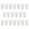 WATIIFUFU 30 Sets 500ml Disposable Plastic Juice Cups with Dome Lids, Cold Drink Beverage Cups for Milk Tea, Juice, Lemonade, Portable Party Use view 1