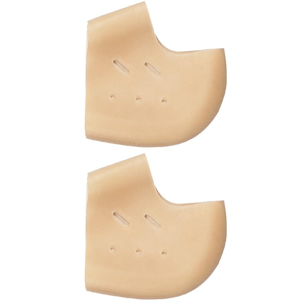 Ipetboom Heel Sleeve Pads 2pcs Shock Absorption Cushions for Heel Relief Fabric Protective for Men and Women Foot Support Inserts for Walking and Standing