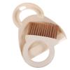 SOIMISS Mini Hand Broom and Dustpan Set, Portable Small Desktop Cleaning Brush with Soft Bristles, Beige Miniature Sweep Set for Office, Home, and Car Dust Removal view 1