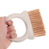SOIMISS Mini Hand Broom and Dustpan Set, Portable Small Desktop Cleaning Brush with Soft Bristles, Beige Miniature Sweep Set for Office, Home, and Car Dust Removal view 4