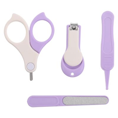 Baby Nail Care Set with Clipper, File, Scissors and Tweezers