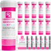 10 Pack Hangover Recovery Kit - Upgrade from Bags to Pink Bottles for DIY Party Favors - Bachelorette, Bridesmaid Gifts, 21st Birthdays, Girls Trips, Night Out, Galentines, Bridal Shower & Weddings view 1