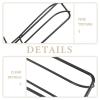 4Pcs DIY Wreath Form for Holiday Indoor Outdoor Use Cross Shaped Iron Frame Metal Wire Flower Ring Wall Mounted view 3