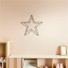 2 Pcs Iron Floral Wreath Artificial Flower Wire Frames DIY Craft Star Shaped Ring Garland Form Wall Decor view 3
