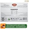 Al Tahhan Dates Egyptian Premium Semi Dry Unpressed Palm Brilliant Palms Natural Delicious Sweet Taste Tamar Fresh Tamr Egypt Arab Ramadan Kosher Gmo Free Halal (1 Pack = 24.70 oz / 700 gm) view 2