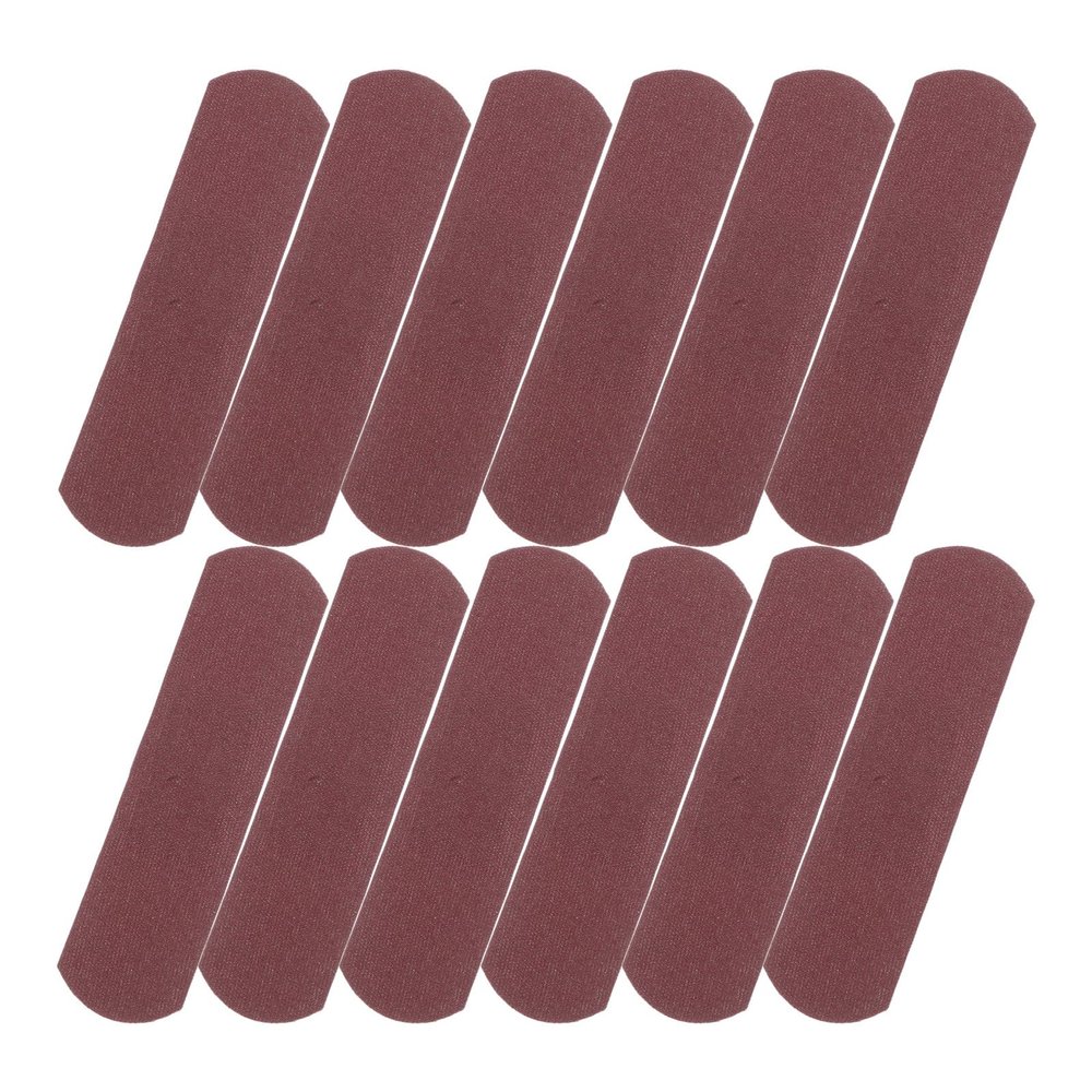 HIAKDOFT Brown Adhesive Bandages 50pcs, Flexible Breathable Fabric Elastic Bandages for Fingers and Joints, Comfortable Heavy Duty First Aid Wound Care and Sensitive Skin