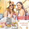 FoldTier 200 Pcs Summer Snow Cone Cups 12 oz Paper Cone Cups White Disposable Leakproof Snack Ice Cream Bowls for Water Kids Party Cookout Commercial Shaved Ice Food Service, 3.94 x 3.35 Inches view 3