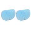 2pcs Crutches Underarm Pad, Blue Soft Handle Pillow Covers for Arm Crutches, Stretchy Armpit Cushion with Elasticated Closure, Universal Fit for Standard Crutches view 3