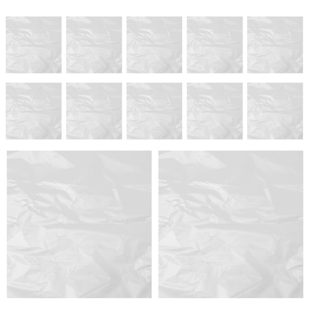 DECORNIJIA Waterproof Floral Bouquet Wrapping Film 45cm 100pcs Cellophane Paper for Flower Packaging and Wrapping