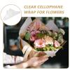 DECORNIJIA Waterproof Floral Bouquet Wrapping Film 45cm 100pcs Cellophane Paper for Flower Packaging and Wrapping view 3